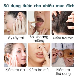 Dụng Cụ Lấy Ráy Tai Có Gắn Camera Nội Soi Full HD Đa Năng - Kết Nối Điện Thoại - Bảo Hành 12 Tháng