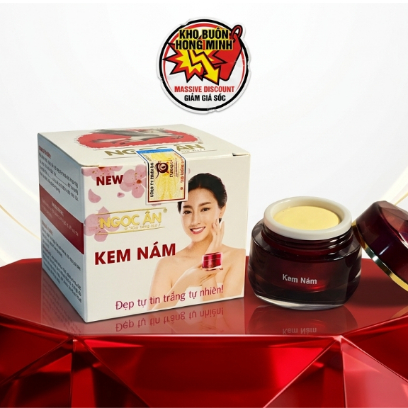 Kem Ngọc Ân (Trắng-Đỏ) Ngọc Trai Collagen - Ngừa Nám Sạm, Khóa Ẩm Bảo Vệ Da