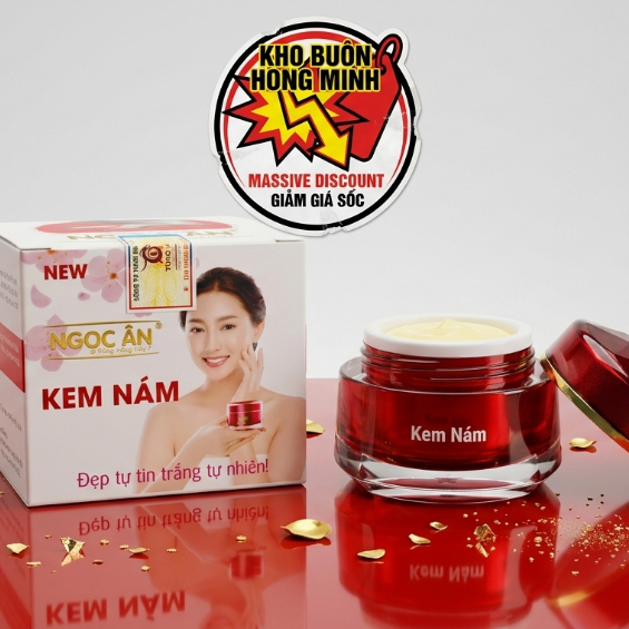 Kem Ngọc Ân (Trắng-Đỏ) Ngọc Trai Collagen - Ngừa Nám Sạm, Khóa Ẩm Bảo Vệ Da