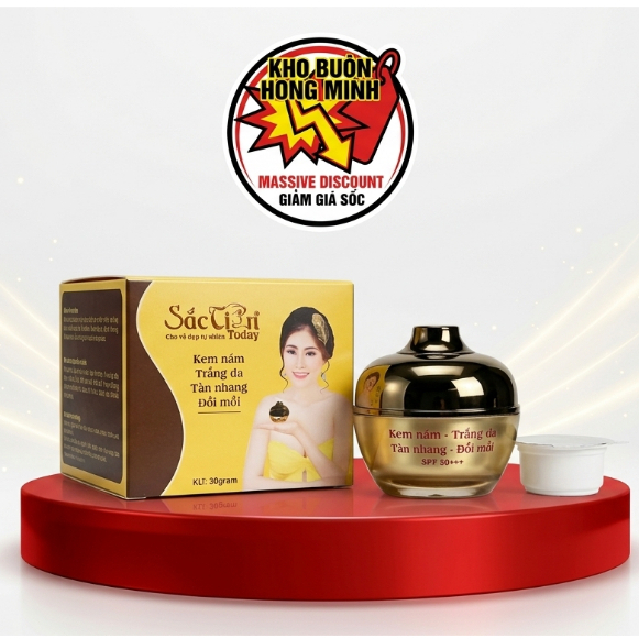 Kem Ngừa Nám, Tàn Nhang, Đồi Mồi, Trắng Da, Sắc Tiên Today Ngày Và Đêm (Nâu-Vàng)