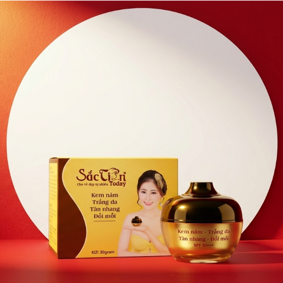 Kem Ngừa Nám, Tàn Nhang, Đồi Mồi, Trắng Da, Sắc Tiên Today Ngày Và Đêm (Nâu-Vàng)