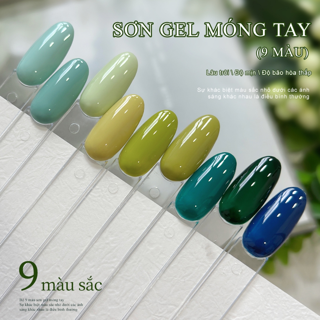 XEIJAYI 40ml -Sơn móng tay dạng gel màu xanh matcha lâu trôi mới, hoàn hảo cho việc tự làm nghệ thuật vẽ móng.