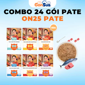 Pate Cho Mèo ON25 PATE 80g Thịt Thật Dinh Dưỡng, Chăm Sóc Da Lông Bóng Mượt