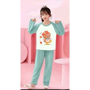 🌸 BỘ ĐỒ BÉ GÁI DÀI TAY – HÌNH CỰC ĐÁNG YÊU 🐱💕 DS667