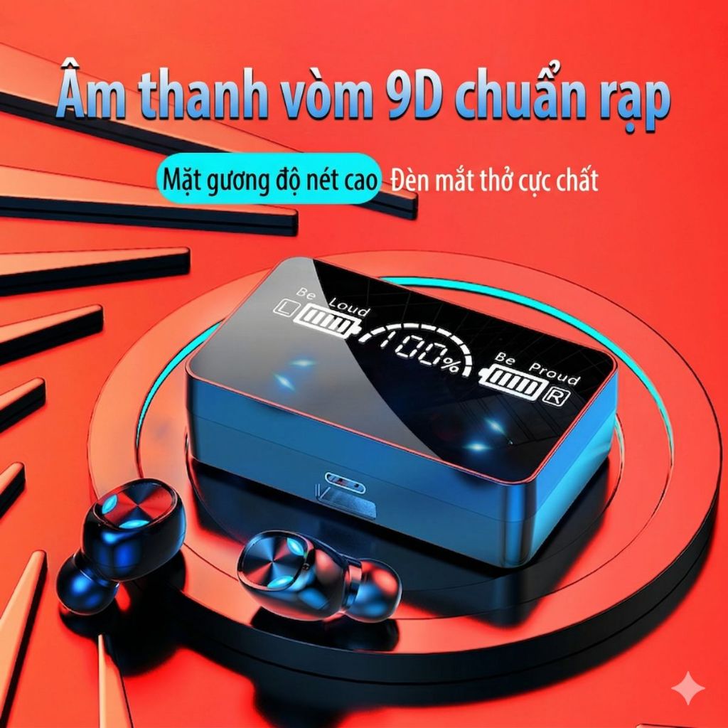 Tai nghe Bluetooth gaming giá rẻ, bass mạnh, pin trâu, độ trễ thấp kết nối nhanh, âm thanh vòm