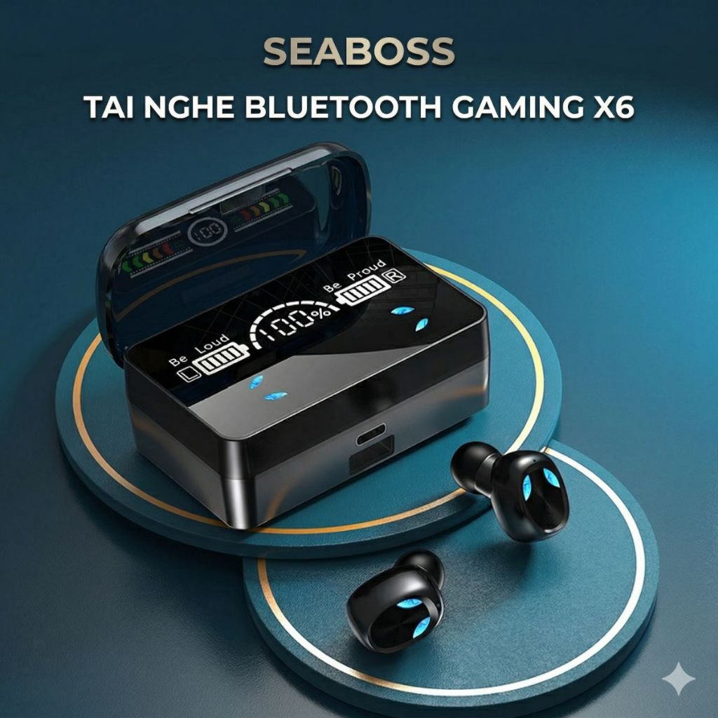 Tai nghe Bluetooth gaming giá rẻ, bass mạnh, pin trâu, độ trễ thấp kết nối nhanh, âm thanh vòm