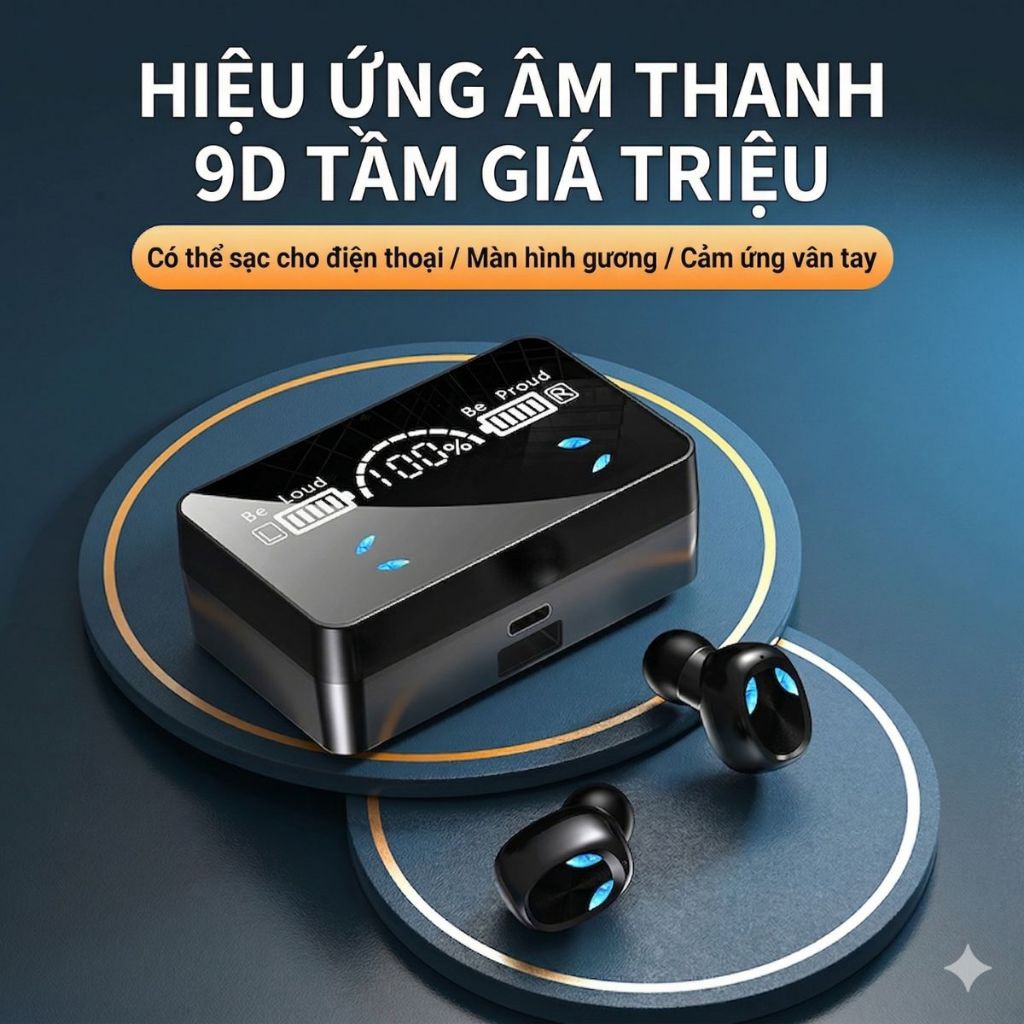 Tai nghe Bluetooth gaming giá rẻ, bass mạnh, pin trâu, độ trễ thấp kết nối nhanh, âm thanh vòm