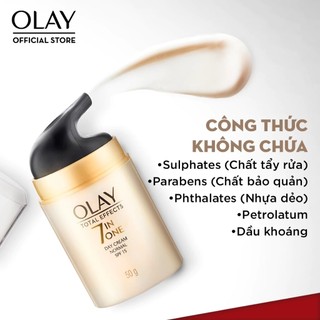 Kem Dưỡng Olay Total Effects 7in1 Ban Ngày Hỗ Trợ Phục Hồi Chống Lão Hóa 50ml - Nhập Khẩu Chính Hãng