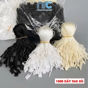 1000 Dây treo tag quần áo, dây gắn mác quần áo - Chất liệu dù bền đẹp