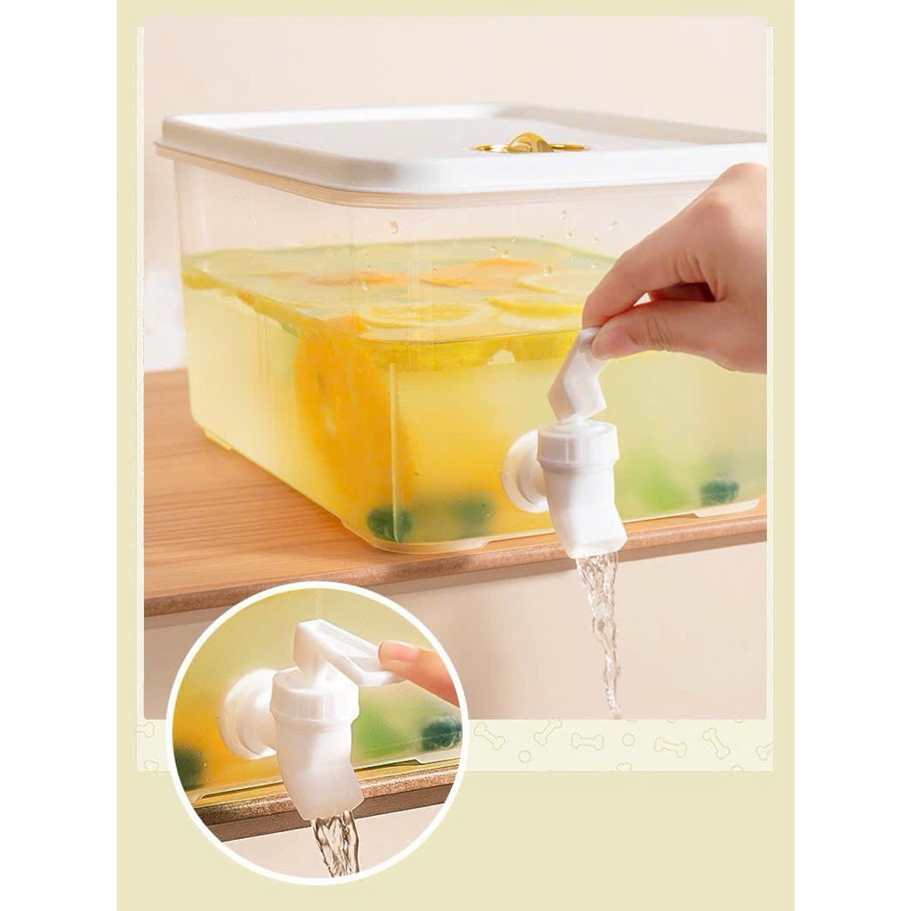 🍹 Bình Đựng Nước Tủ Lạnh Có Vòi – Tiện Lợi, Gọn Gàng, Hiện Đại 🍹