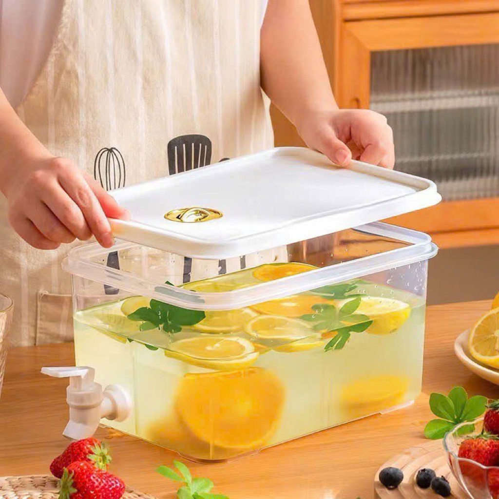 🍹 Bình Đựng Nước Tủ Lạnh Có Vòi – Tiện Lợi, Gọn Gàng, Hiện Đại 🍹