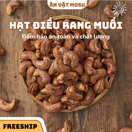 Hạt Điều Rang Muối Nguyên Hạt, Hạt Điều Rang Muối Vỏ Lụa Thơm Ngon