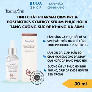 Tinh chất Pharmaform PRE & POSTBIOTICS SYNERGY SERUM phục hồi & tăng cường sức đề kháng da 30ml