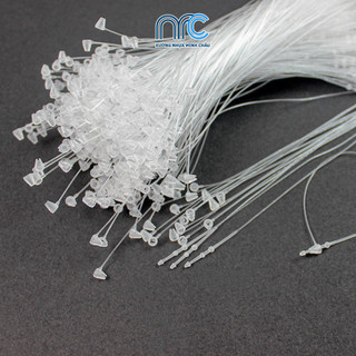Combo 1000 dây nhựa xâu tag mác quần áo, dây ti xỏ nhựa đầu nhọn kích thước 8cm, 18cm - Hàng đẹp