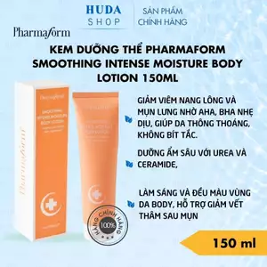 Kem dưỡng thể giảm viêm nang lông, mụn cơ thể Pharmaform Smoothing Intense Moisture Body Lotion