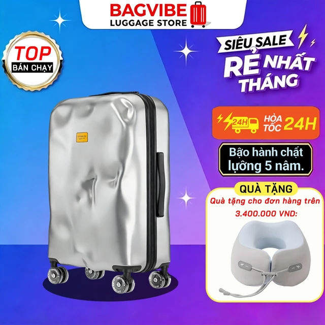 [BEST SELLER⚡] Vali Kéo Cao Cấp Vali Siêu Nhẹ Vali Khung Nhôm Khóa Sập Vali Nhỏ Cốp Vali Vali Size 20 Cute Vali Du Lịch