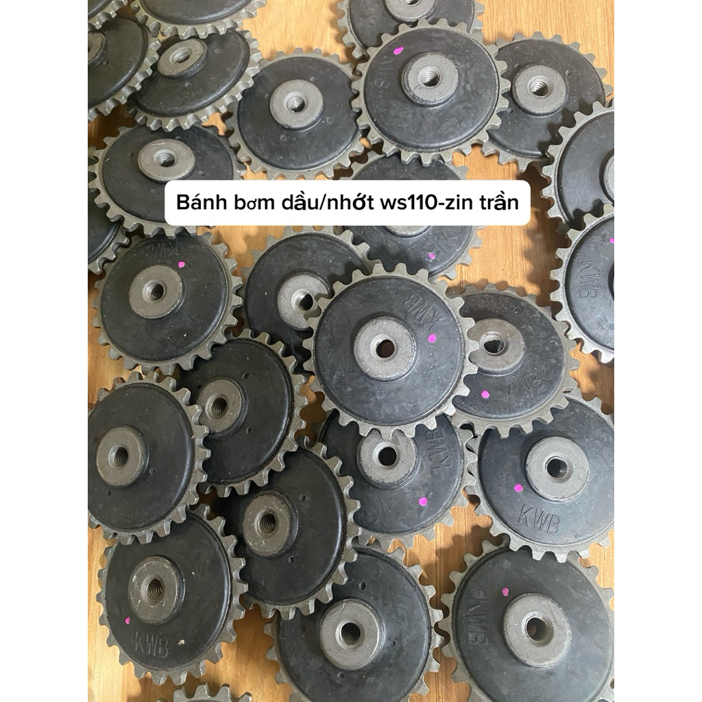 Bánh bơm dầu/ nhớt xe máy-zin trần-dream/ws110