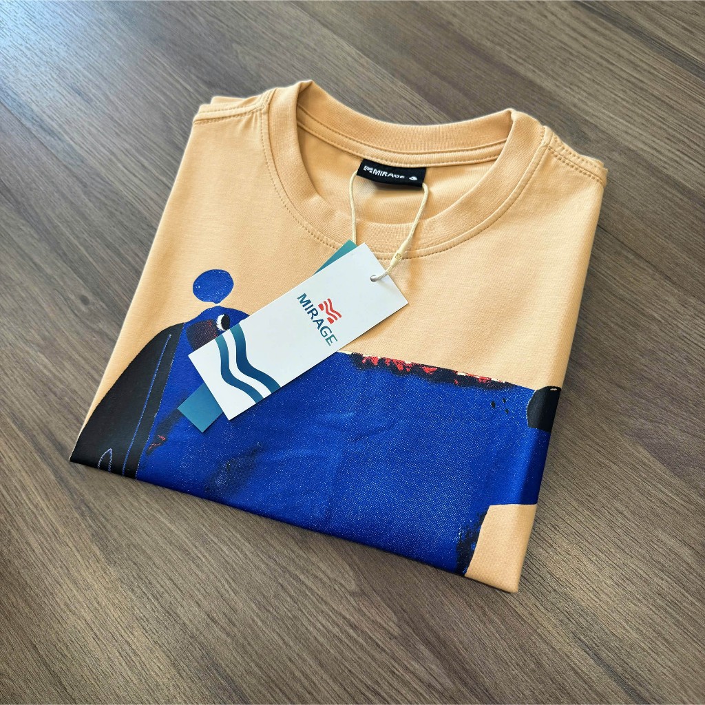 Áo Thun Trẻ Em Mirage Họa Tiết Chó Xanh Đáng Yêu Chất 100% Cotton Cao Cấp.