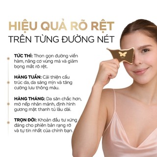 Dụng Cụ Guasha Đồng Thau Cánh Bướm KIRA – Massage Thải Độc, Nâng Cơ Mặt & Body