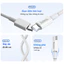 Cáp Sạc Nhanh 20W Chính Hãng Hoco Dùng Cho IP 7-8-X-11-12-13-14-Pro-Plus-Promax- Dây Bện Dù Siêu Bền