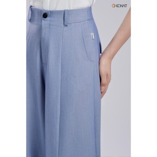 Quần Ống Rộng 𝐂𝐂𝐇𝐀𝐓 Dáng Suông Công Năng TB Cạp Chun Sau Chất Liệu Tuytsi Cao Cấp 25QDS2037ST