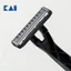 Set 5 dao cạo râu 2 lưỡi kép không gỉ KAI LUF - 5P màu đen