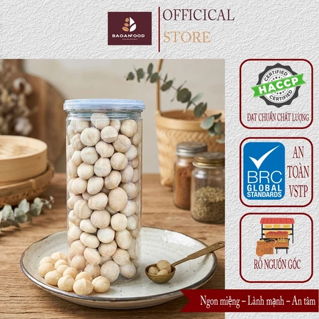 Nhân Hạt Macca Sấy Chín (Loại Tách Vỏ) – Giòn Tan, Béo Ngậy, Tiện Lợi Mỗi Ngày nhà BAOANFOOD