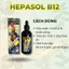 HEPASOL B12 - Giúp phục hồi, thải độc và tái tạo tế bào gan - thận, chuyển hóa hấp thu tối ưu chất dinh dưỡng (100ML)