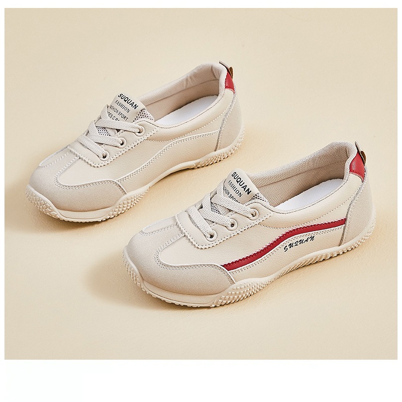 MIXI UNI - Sneaker Nữ SUZUAN Đế Bệt Da Mềm Êm Chân  ( Hàng Đẹp QCCC )  - Giày Thể Thao Mẫu Mới Nhất 2026