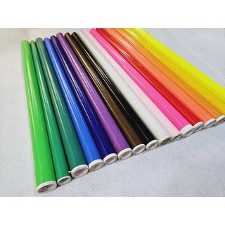 Decal Minh Châu đề can dán xe laptop tủ lạnh chống nắng màu trơn khổ 60cm cắt chữ quảng cáo