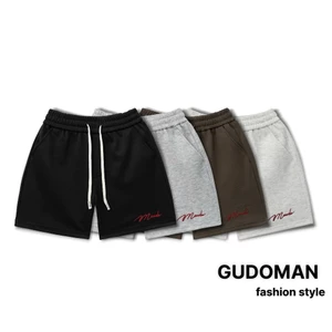 Quần Short Nam Thêu Chữ Chất Liệu Nỉ 2 Da Không Bai Không Xù Form Trên Gối Menswear