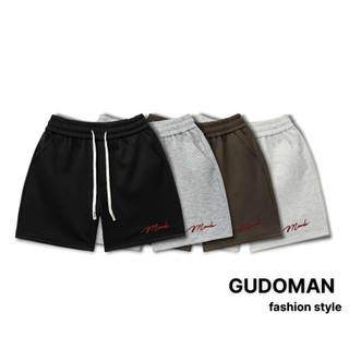 Quần Short Nam Thêu Chữ Chất Liệu Nỉ 2 Da Không Bai Không Xù Form Trên Gối Menswear