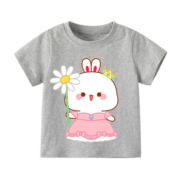 👕 Áo Thun Bé Gái mềm mịn thoáng mát in hình dễ thương 👕 AT663