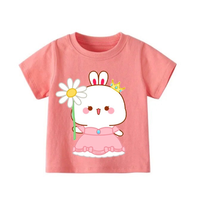 👕 Áo Thun Bé Gái mềm mịn thoáng mát in hình dễ thương 👕 AT663
