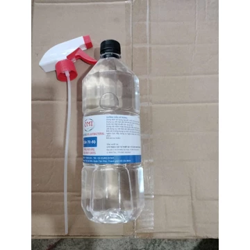 Dung dịch sát khuẩn 70 và 90 độ chai 1 lít kèm vòi xịt. Cồn sát khuẩn-có xuất hóa đơn