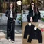 Áo khoác jeans Hari Croptop Nữ Dáng Lửng Bò Xanh Chỉ Nổi