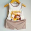 Bộ Ba Lỗ cho bé trai, bé gái 7 - 17kg, Bộ thun lạnh vải đẹp, co giãn, mềm mại, mỏng mát,may rộng rãi