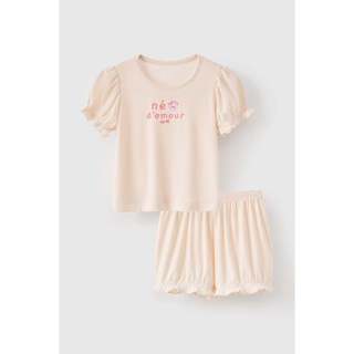 Bộ thun ngắn tay Premium Petit bé gái Rabity 960.115