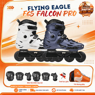 Giày patin người lớn Flying Eagle F6S Falcon Pro bánh cao su đặc, vòng bi Abec 9 càng Alu 6000 chịu tải trọng dưới 100kg