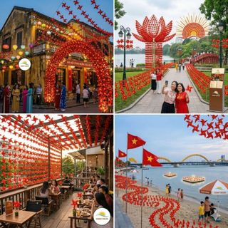 Dây chong chóng 10 mét Trang Trí 30/4, Sự Kiện, Trường Học, Cafe (Nhựa, Bền Màu)