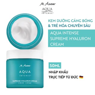 [ĐỘC QUYỀN HANNAH OLALA] Kem dưỡng căng bóng và trẻ hóa M.ASAM AQUA INTENSE SUPREME HYALURON CREAM