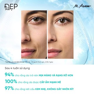 [ĐỘC QUYỀN HANNAH OLALA] Kem dưỡng căng bóng và trẻ hóa M.ASAM AQUA INTENSE SUPREME HYALURON CREAM