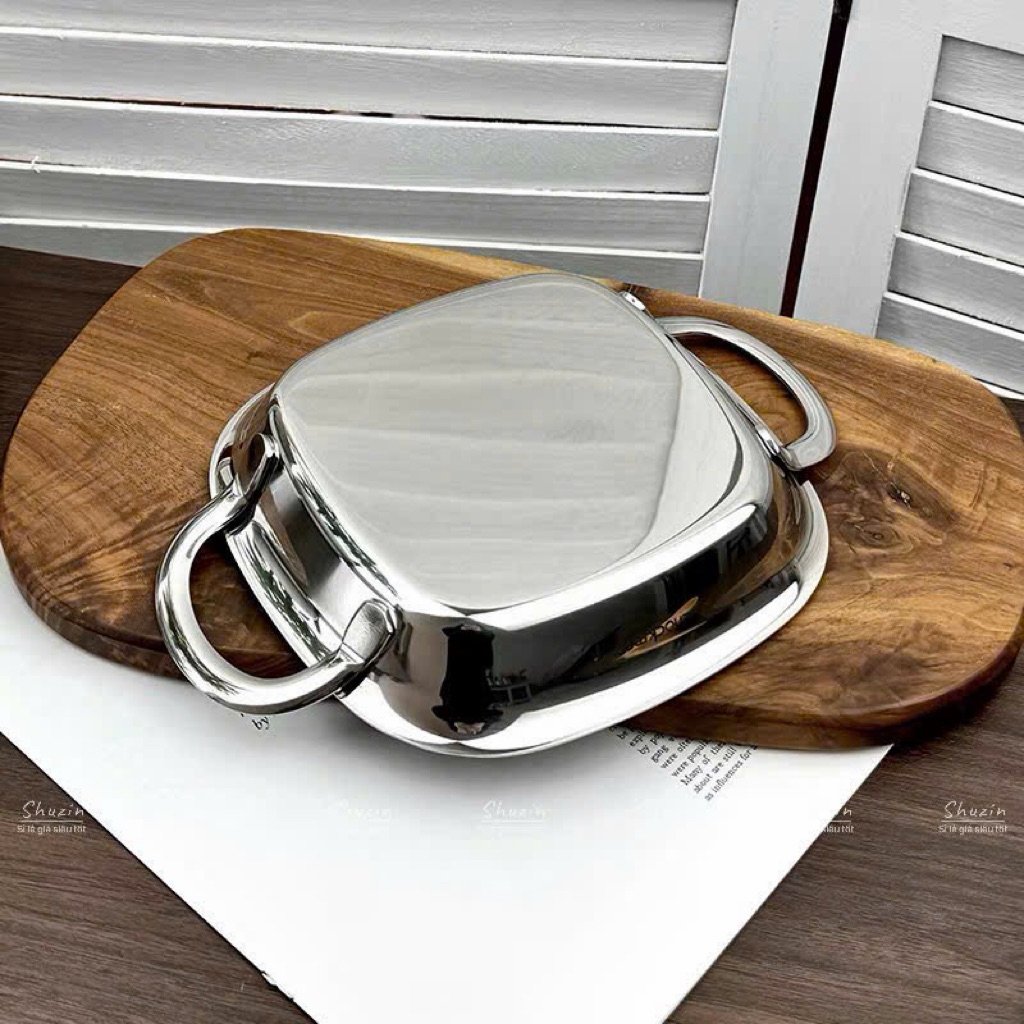 Đĩa đựng trái cây 2 tai Chockmen - C793