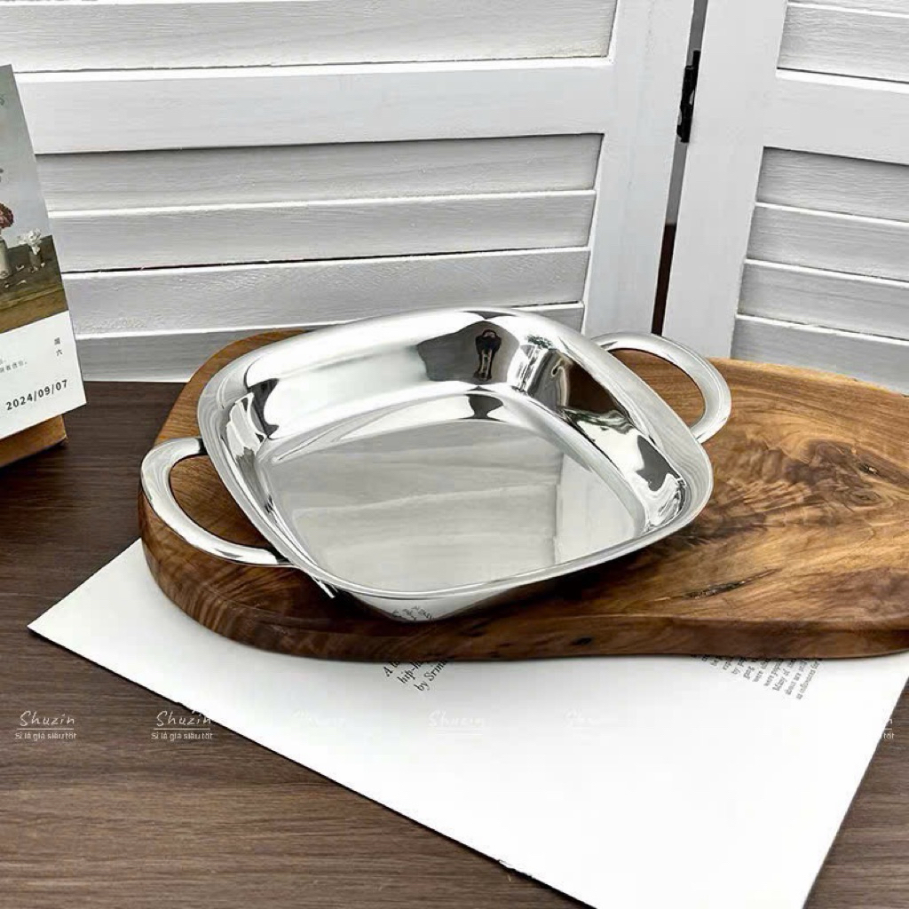 Đĩa đựng trái cây 2 tai Chockmen - C793
