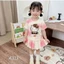 SÉT BỘ VÁY XẾP LY MÈO MŨ BÉ GÁI SZ 9 - 37 KG QUẦN ÁO BÉ GÁI MÙA HÈ