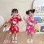 SÉT BỘ VÁY XẾP LY MÈO MŨ BÉ GÁI SZ 9 - 37 KG QUẦN ÁO BÉ GÁI MÙA HÈ