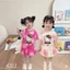 SÉT BỘ VÁY XẾP LY MÈO MŨ BÉ GÁI SZ 9 - 37 KG QUẦN ÁO BÉ GÁI MÙA HÈ
