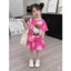 SÉT BỘ VÁY XẾP LY MÈO MŨ BÉ GÁI SZ 9 - 37 KG QUẦN ÁO BÉ GÁI MÙA HÈ