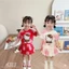 SÉT BỘ VÁY XẾP LY MÈO MŨ BÉ GÁI SZ 9 - 37 KG QUẦN ÁO BÉ GÁI MÙA HÈ