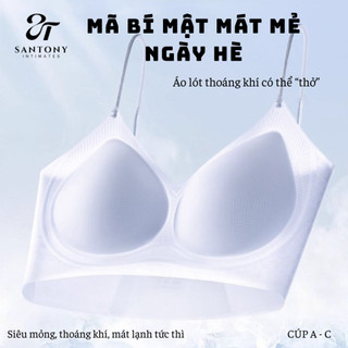 Áo Ngực Tàng Hình Santony 8818 - Tuyệt Tác Mát Lạnh, Nâng Đỡ Gel W-Shape Cao Cấp